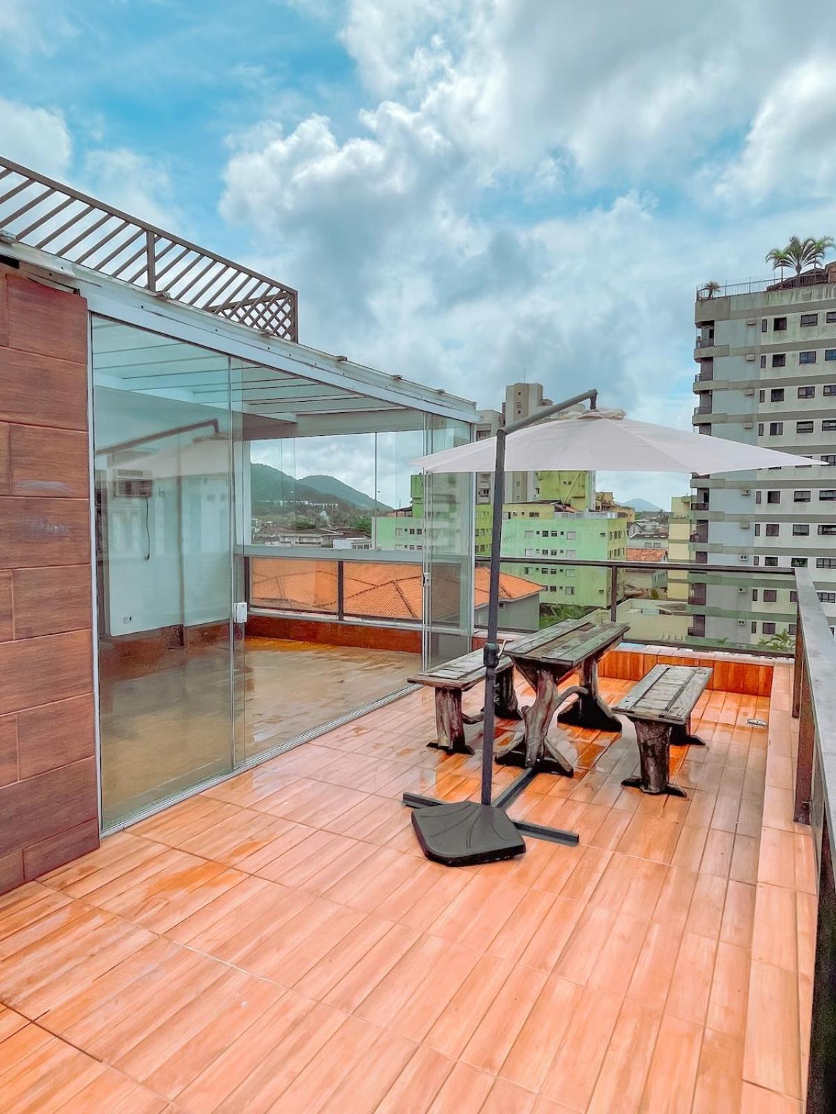 Cobertura Na Praia Da Enseada-Guaruja 180M2 10 Hospedes Exterior photo